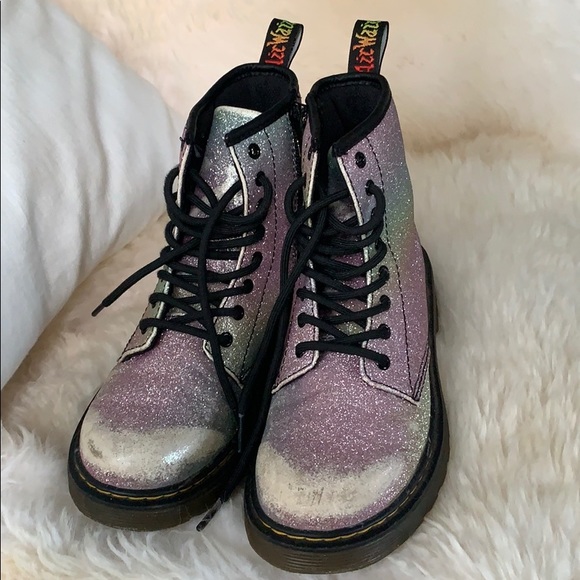 rainbow glitter pascal boots